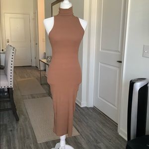 Zara camel colored dress